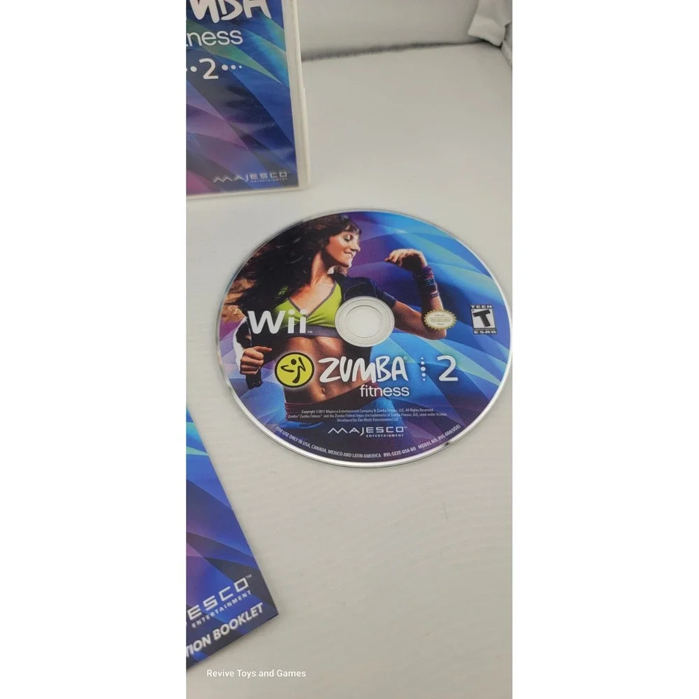 Zumba Fitness 2 (Nintendo Wii, 2011) CIB Complete Tested and Working Great Cond.